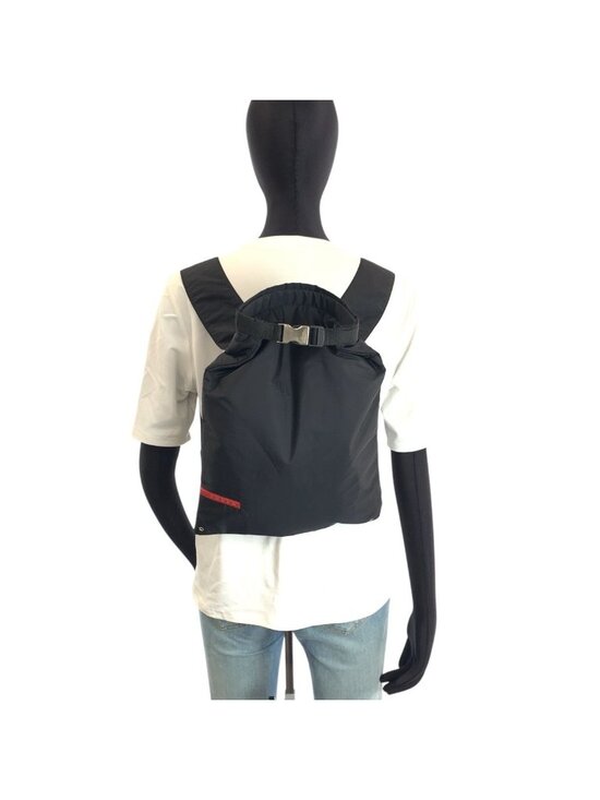 Prada Sports Line Black Silver Nylon Backpack main image 9